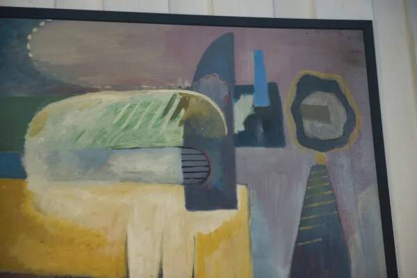 Abstract painting/canvas, 1969