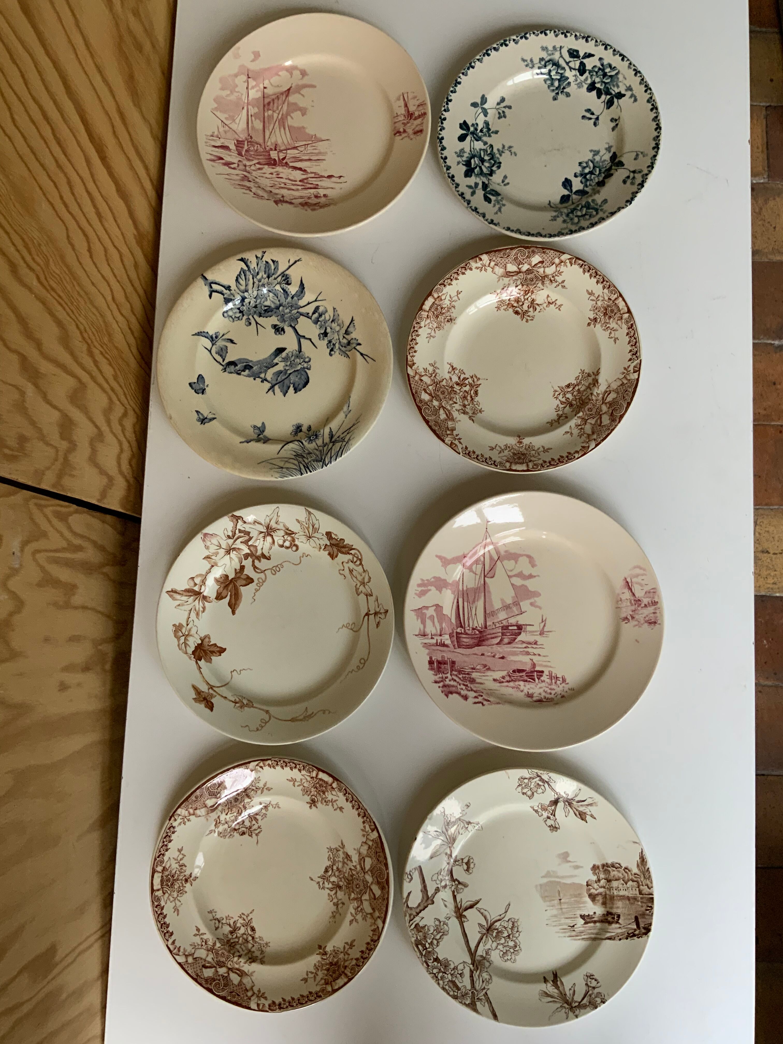 8 Terre de Fer plates