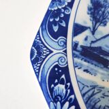 Delft mill and boats plate