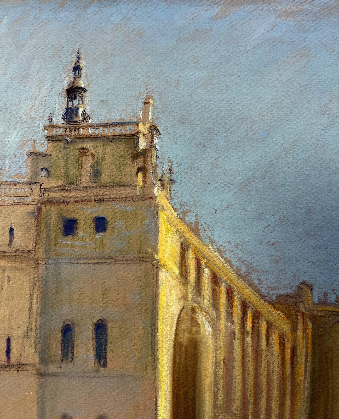 Tableau study Pastel Ed. Pannetier (1884-1965) Venice
