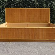 two-seater in rattan signed Dal Vera