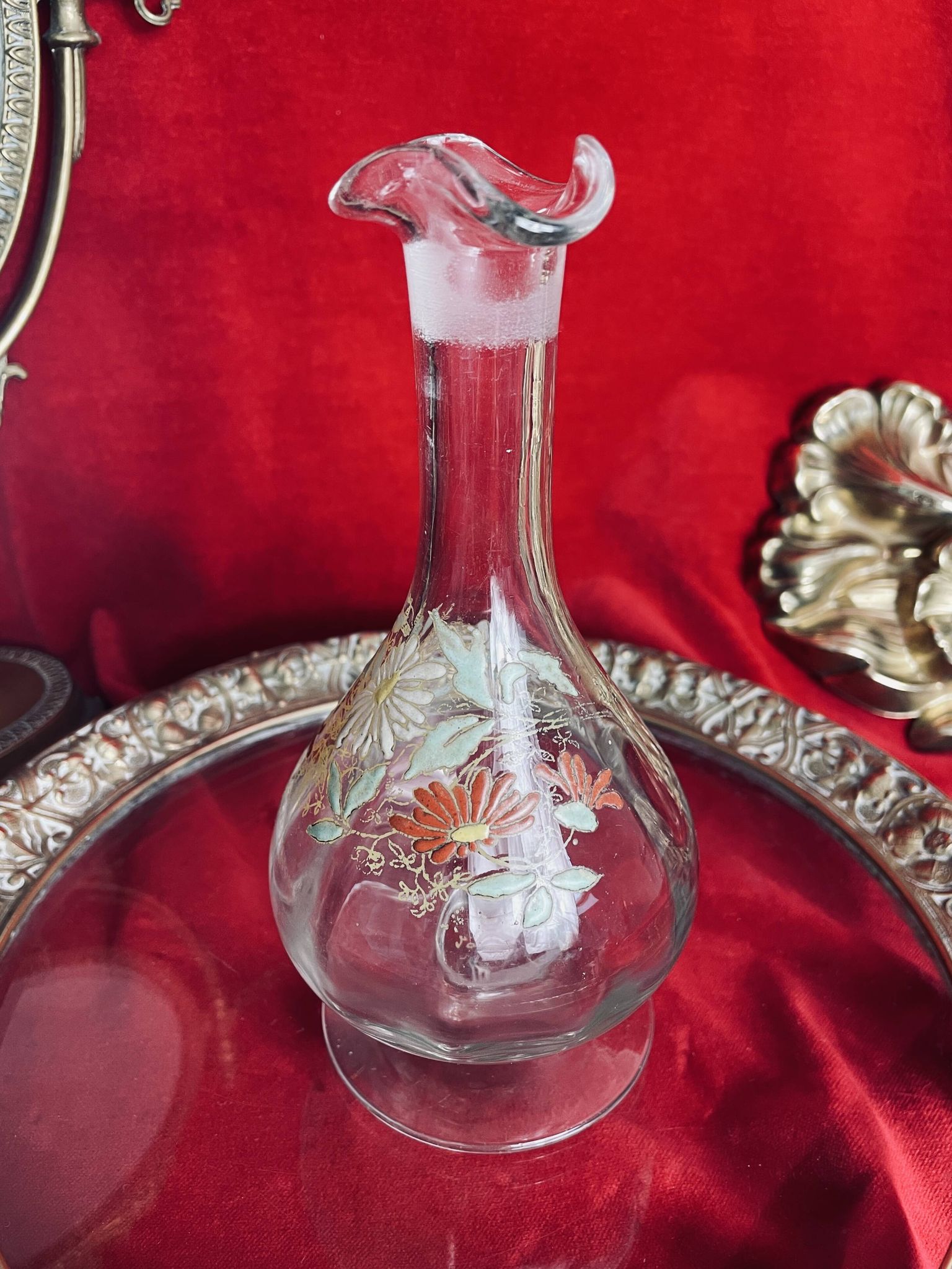 Old Legras Art Nouveau carafe