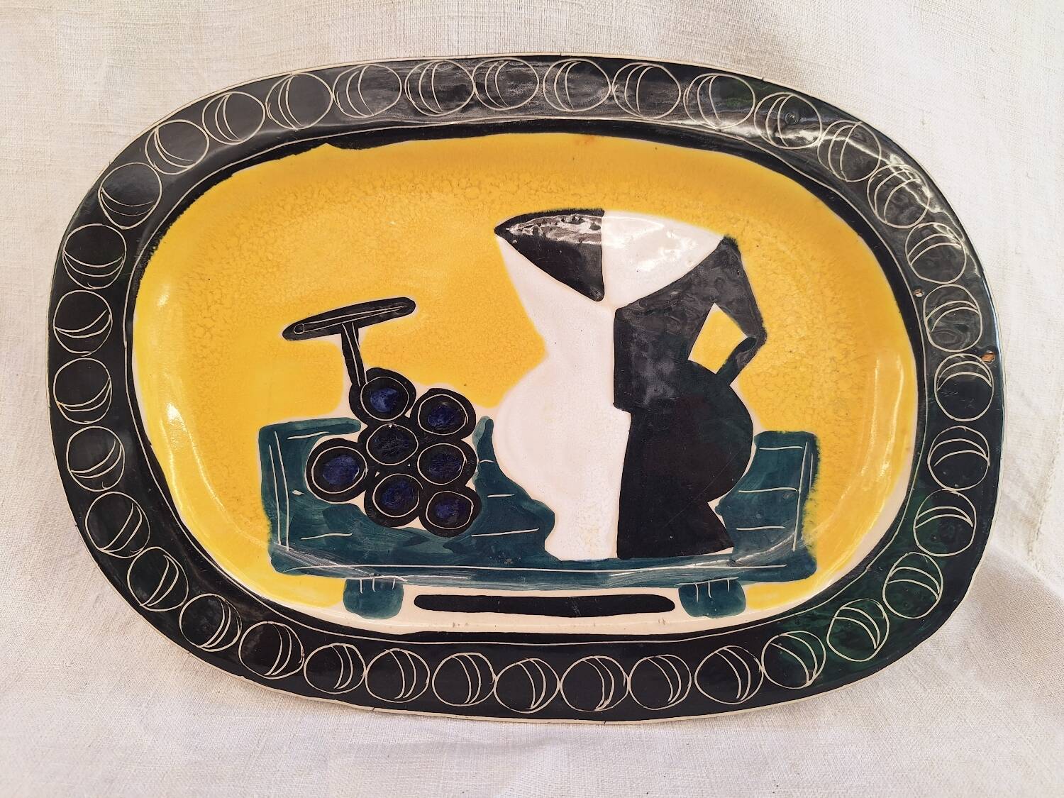 Jacques Pouchain ceramic dish