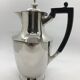 English silver metal teapot