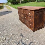 Wooden trade furniture 12 drawers hardware