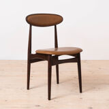 Mid Century Modern Dining Set, Round Table with 4 Fredrik Kayser Chairs