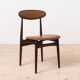 Mid Century Modern Dining Set, Round Table with 4 Fredrik Kayser Chairs