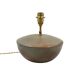Mid-century modern green ceramic lamp base, Alain di Bin France 1960s