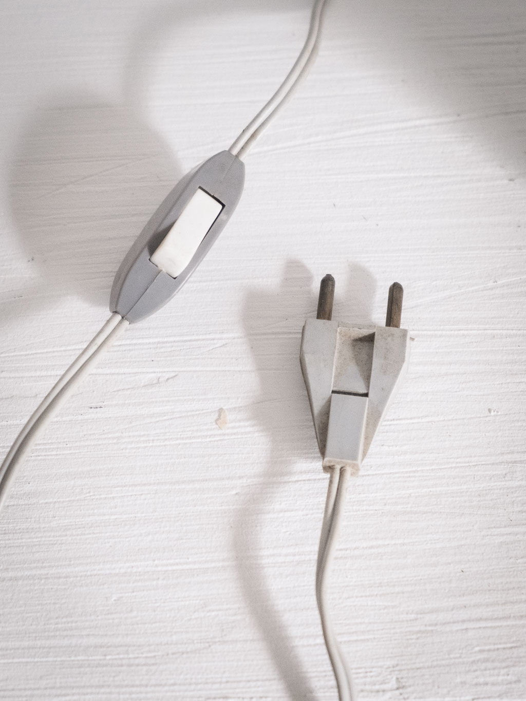 Vintage aluminum lamp