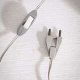 Vintage aluminum lamp