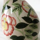 Ceramic vase with floral motifs