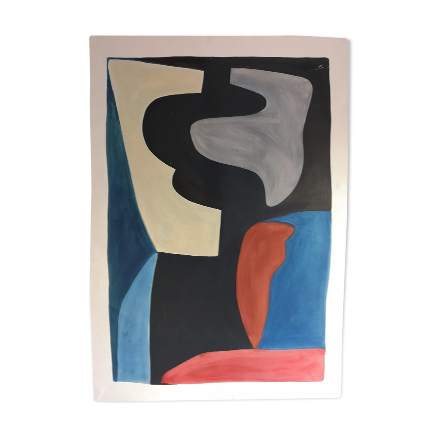 Contemporary painting signed