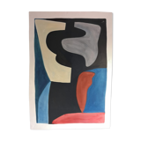 Contemporary painting signed