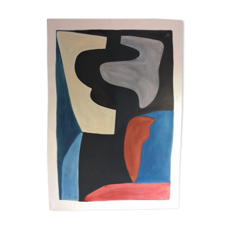 Contemporary painting signed