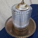 Ancient gold metal and brass lantern