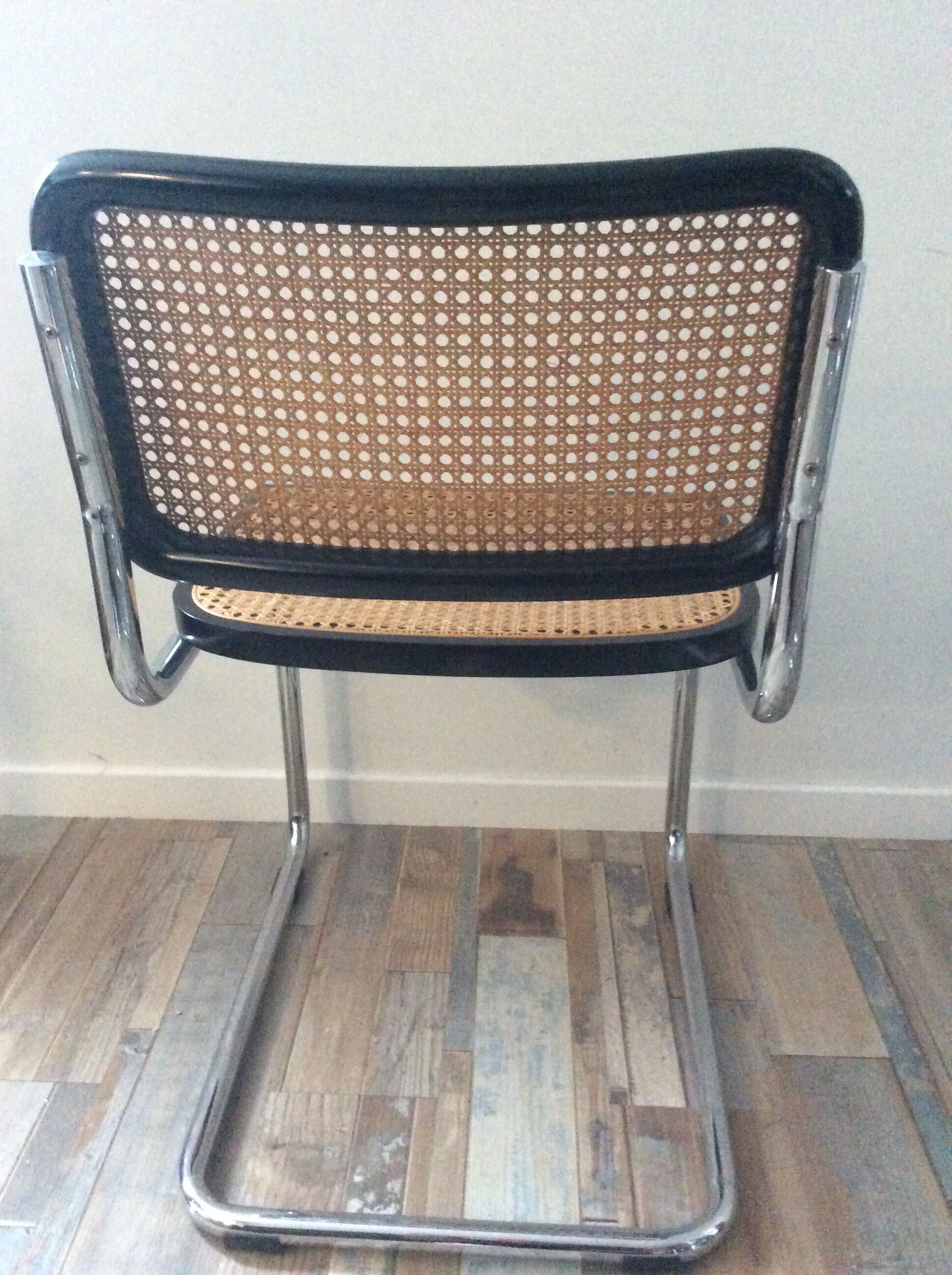 Lot of 2 chairs Marcel Breuer Cesca B32