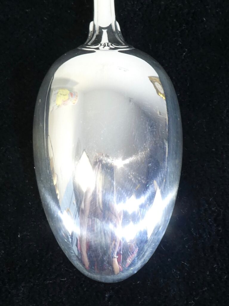12 spoons Christofle model Vendome in silver metal