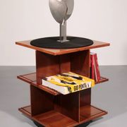 Gianfranco Frattini revolving modular bookcase model 823, 1963 Italy