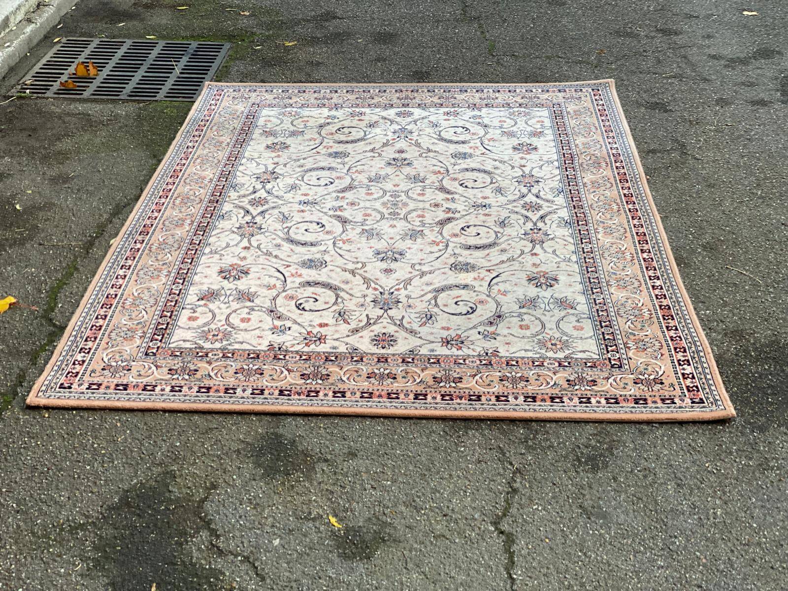 Keops Saint Maclou beige-brown wool Persian rug, 170x240