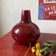 Vintage table lamp in red glass – SCE, France
