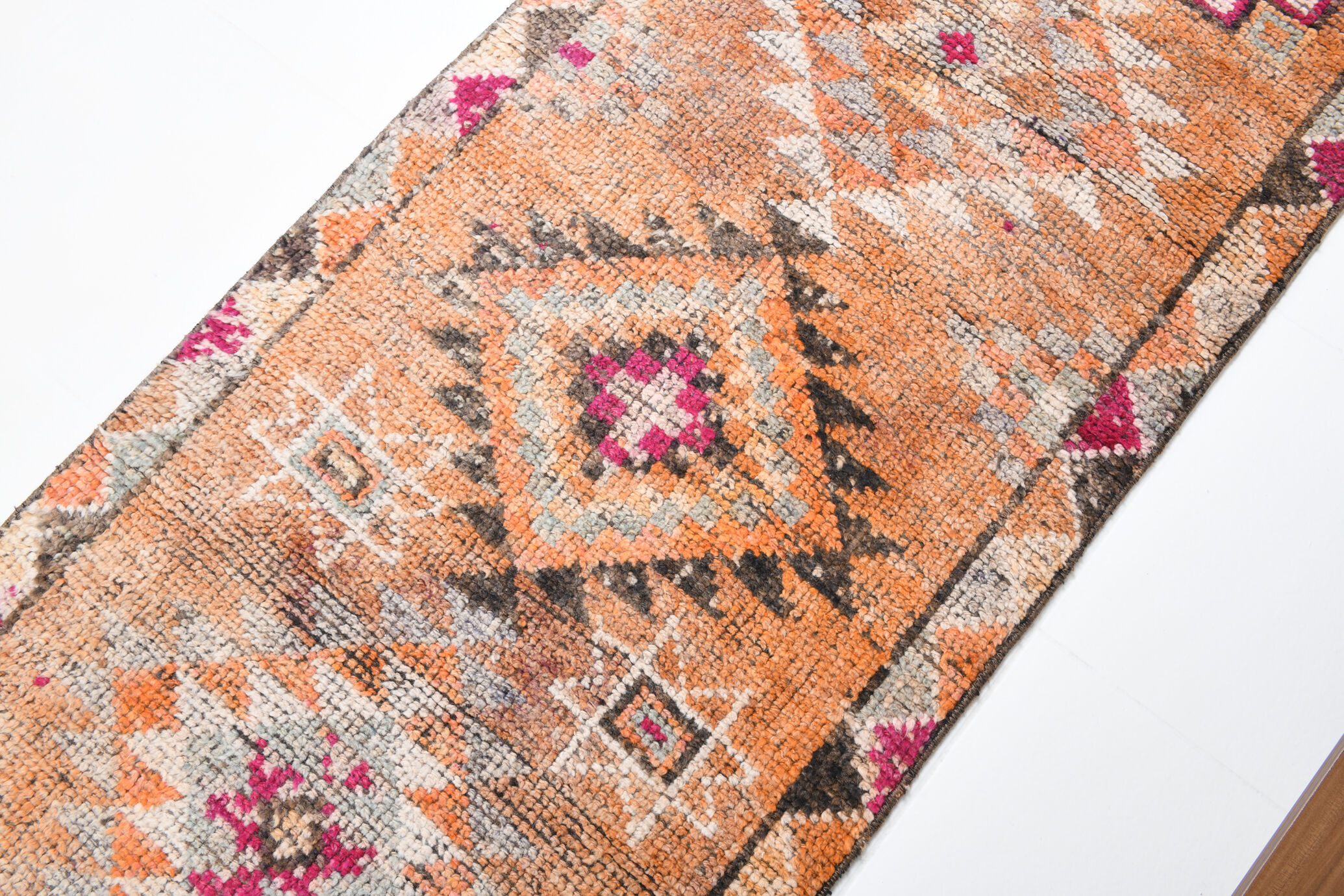 3x11 turkish vintage runner rug, 3x11 herki runner, hallway kitchen rug, 330x83cm