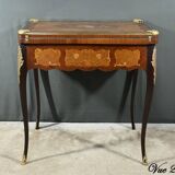 Mahogany Games Table, Louis XV/Louis XVI Transition Style – Late 19th Century