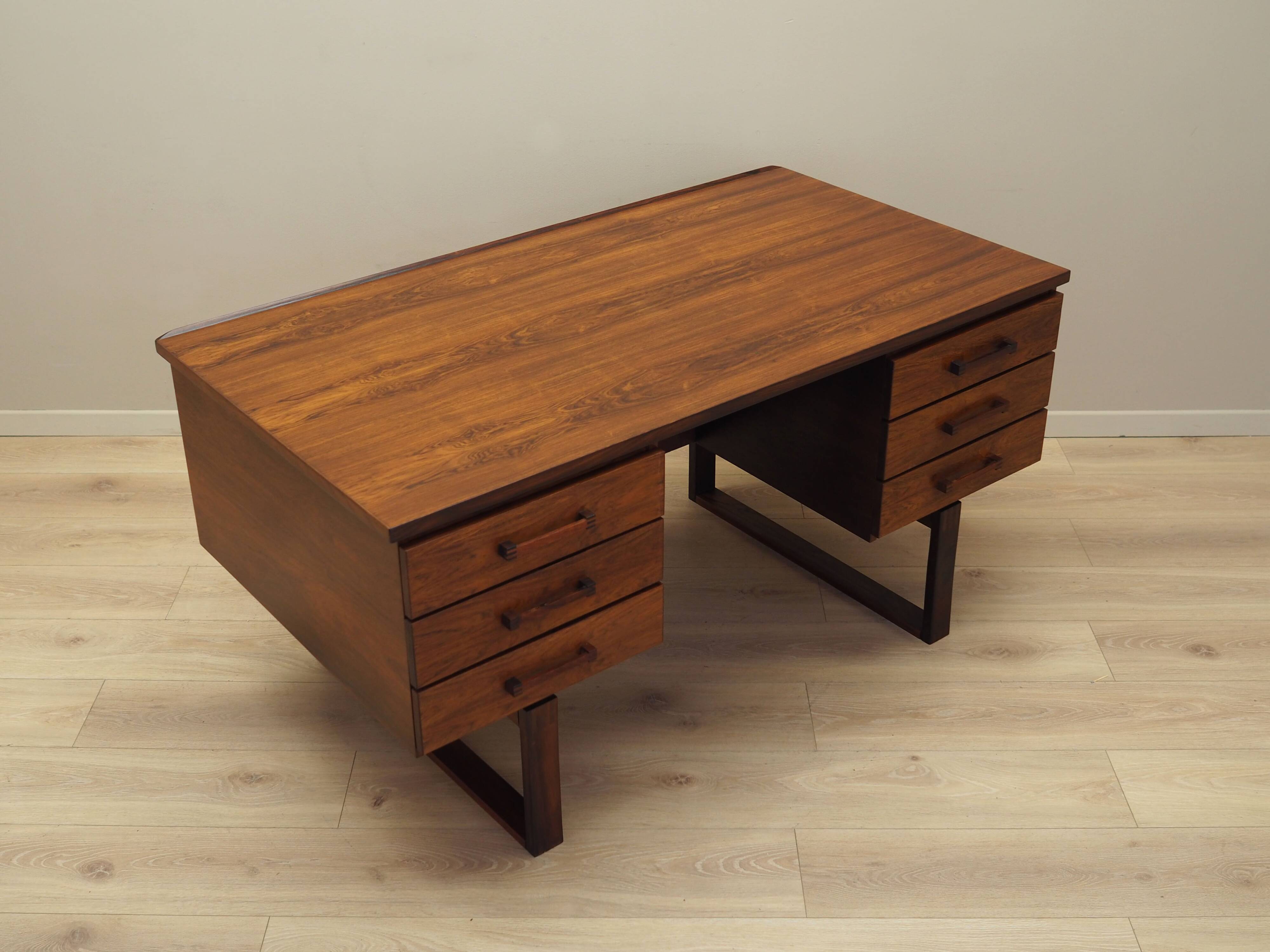 Rosewood desk, Danish design, 1960s, designer: Torben Valeur & Henning Jens
