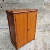Old oak cabinet kitchen cupboard or shoe cabinet