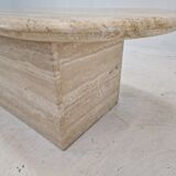 Travertin coffee table
