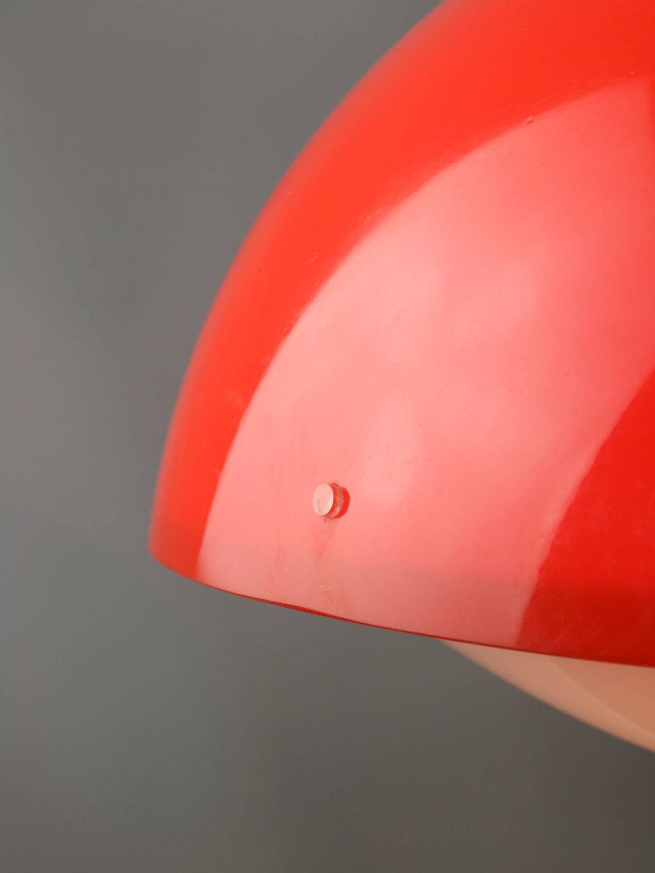 Italian Space Age Pendant in Plexiglass and Chrome, 1970s