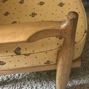 Guillerme et Chambron, José oak armchair, Edition Votre Maison 1960