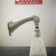 Wall lamp old white porcelain art deco bathroom 1920 tulip engraved glass