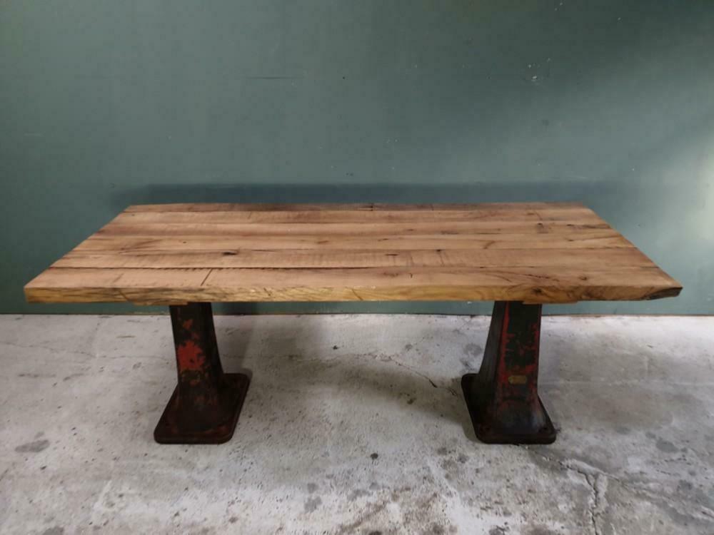 Industrial dining table