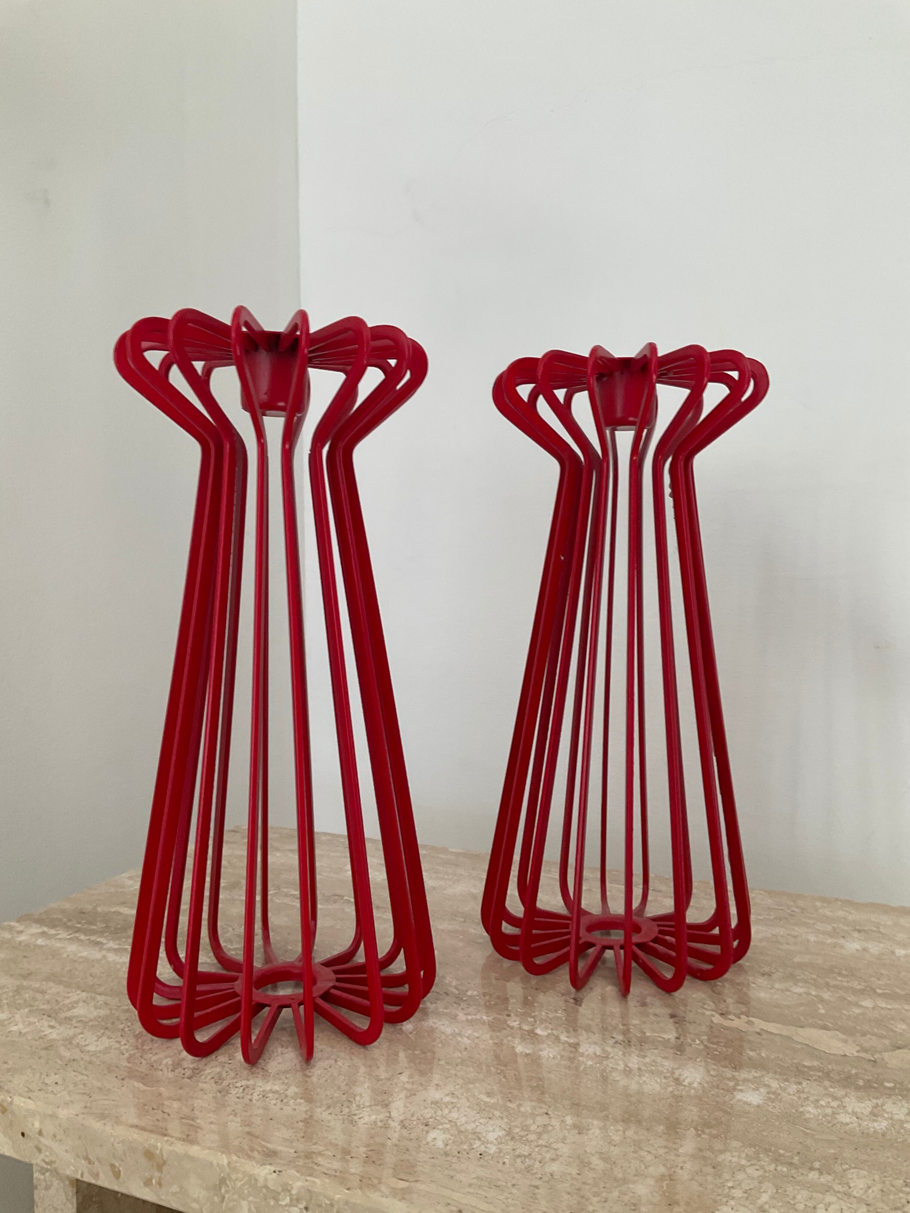 Pair of candle holders Elhén Johansson for Ikea 90s