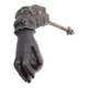 Hand-shaped metal door knocker, 1930s