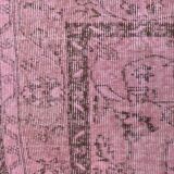 Pink Vintage Oushak Rug Sku2348