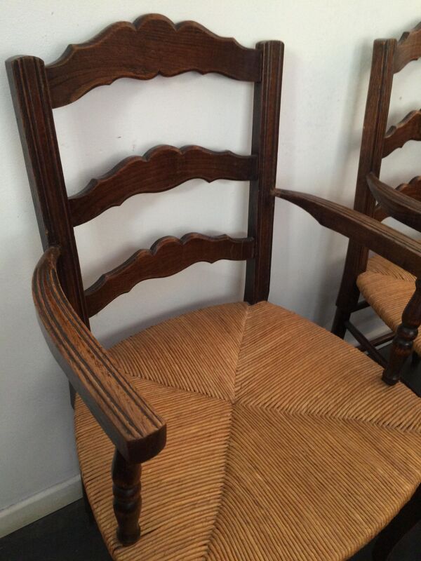 Paire de fauteuil de style provençal