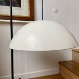 Industrial hanging lamp in white metal