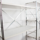 Modular shelf system wood and aluminum 1970