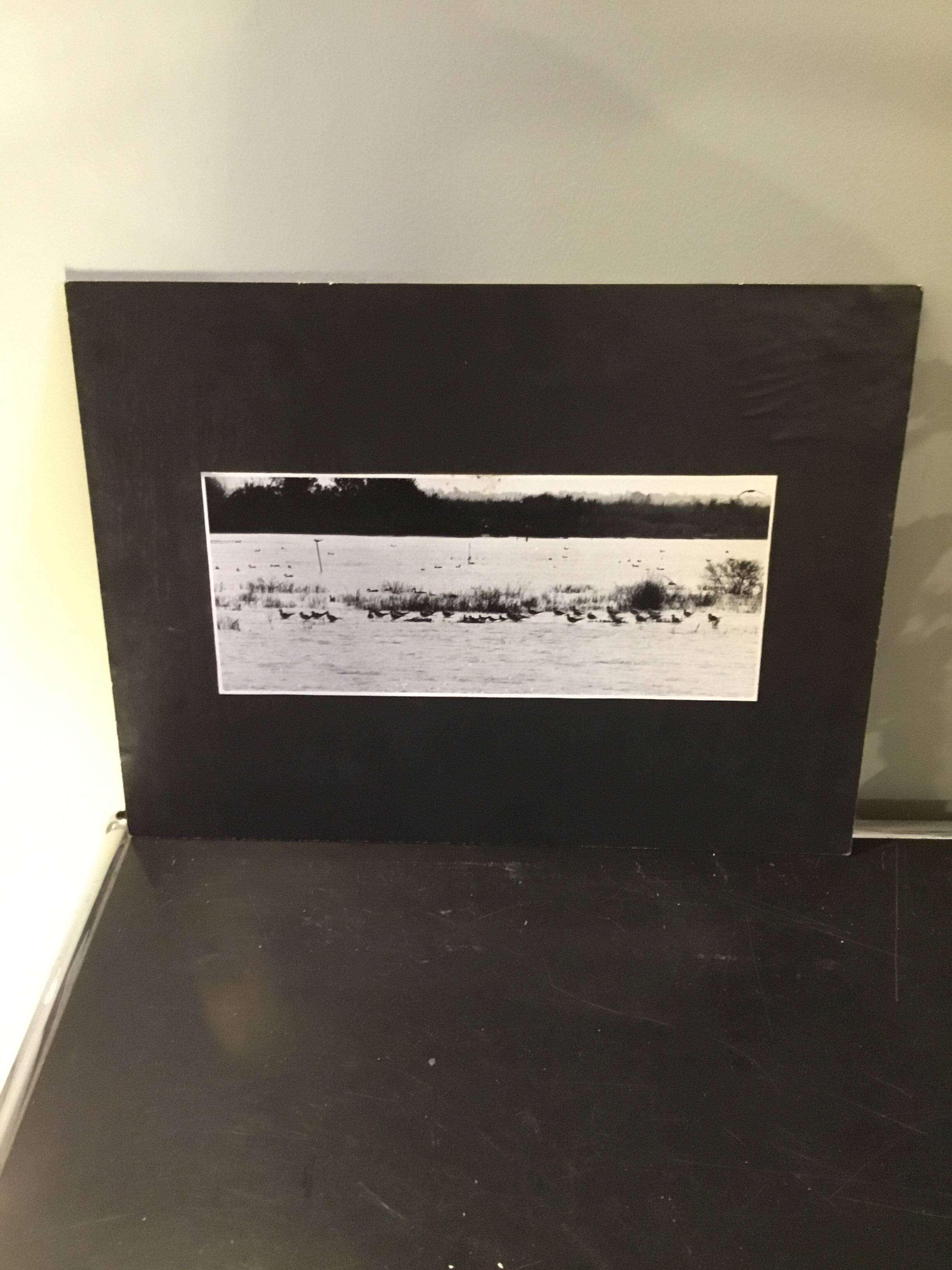 Tirage photo argentique noir et blanc paysage