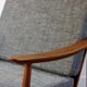 Scandinavian boomerang armchair 60s