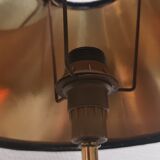 Owl lamp in brass of the 70s