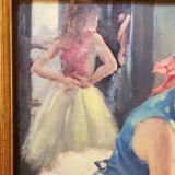 Dancer by DEGAS on copper in polyémot by Gien.