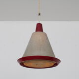 “Perfolux” hanging lamp by Hiemstra Evolux, Netherlands, 1950