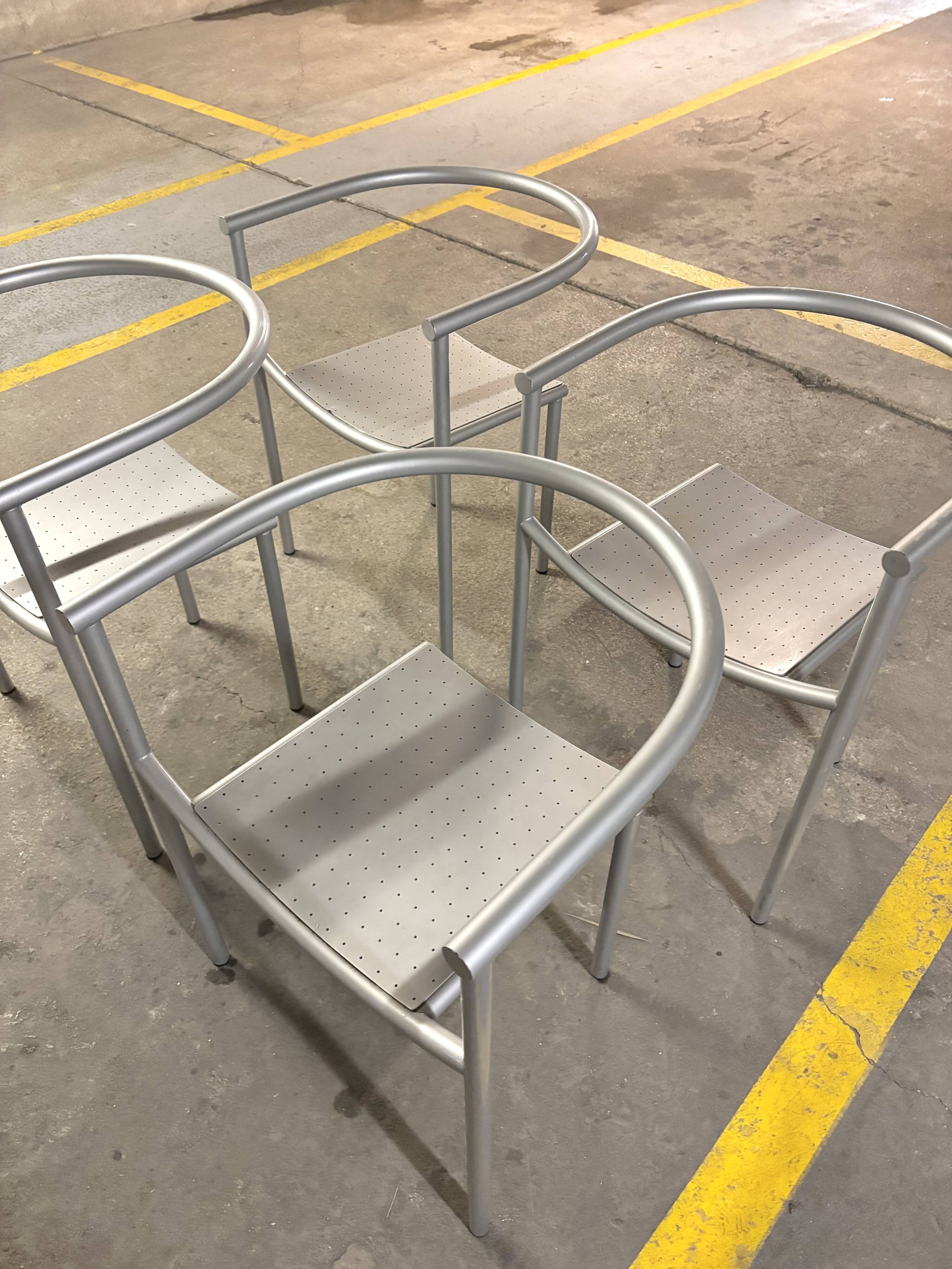 Philippe Starck 4 chairs Von Vogelsang, Driade 1980
