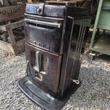 Godin enameled cast iron stove for coal and wood