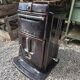 Godin enameled cast iron stove for coal and wood