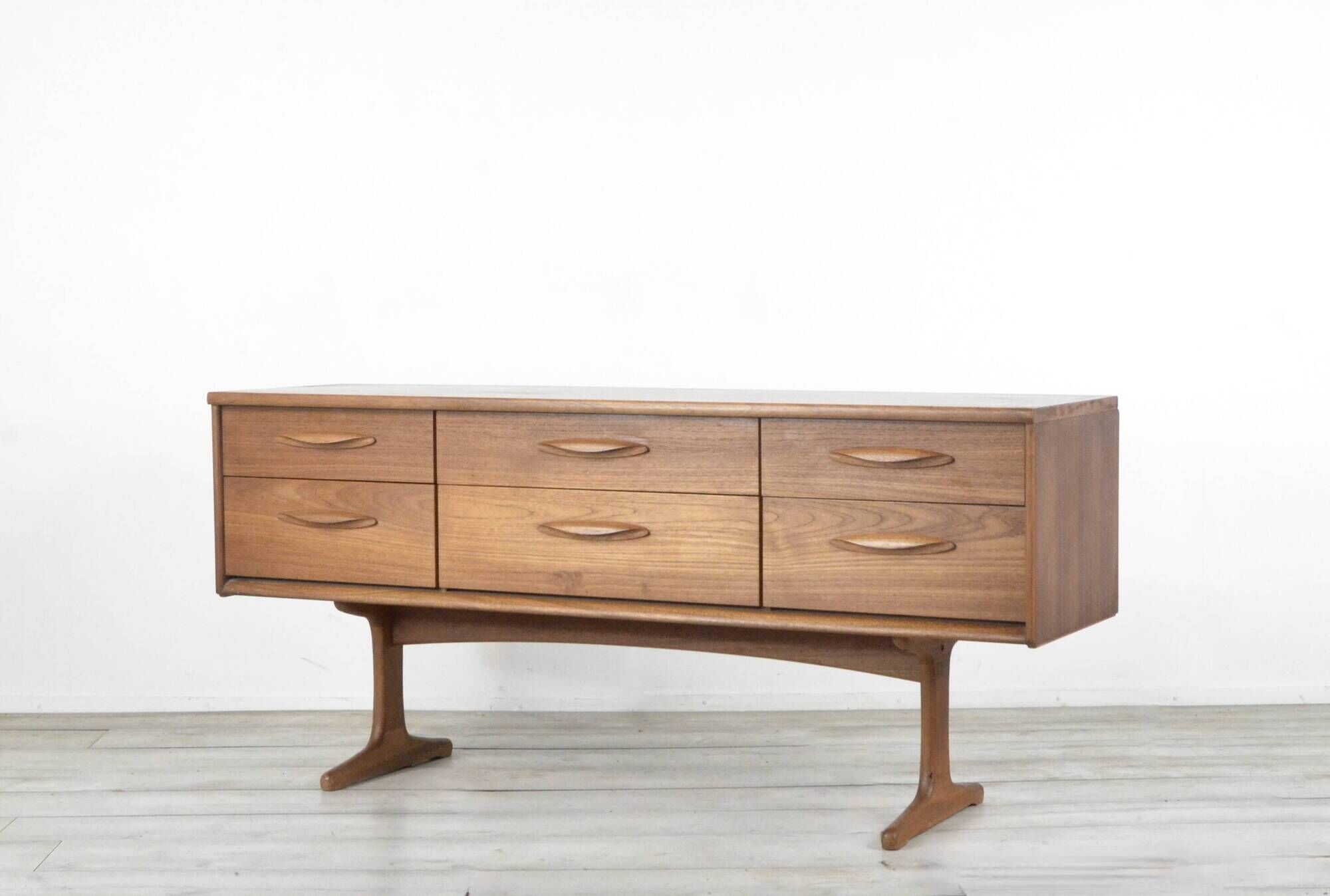 Vintage Midcentury Teak Sideboard / Dresser By Frank Guille For Austinsuite