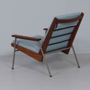 Vintage armchair model 2520 by Gelderland, blue upholstery, 1960s