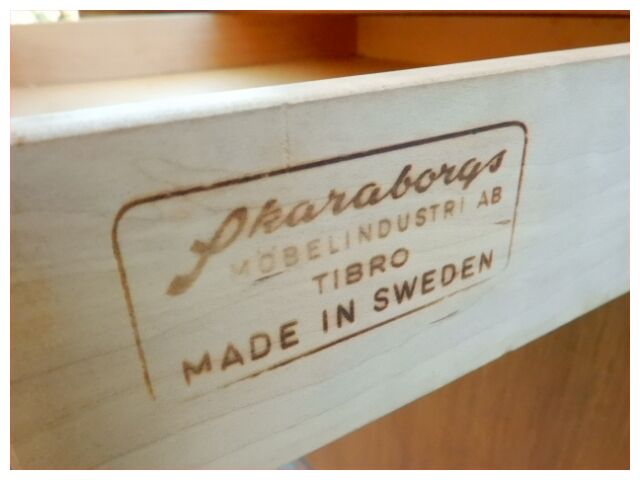 Skaraborgs Swedish sideboard in Scandinavian teak 1960